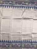 Banaras tissue pattu saree for women | Baby pink | zari border | Party wear