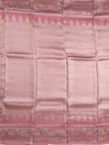 Banaras tissue pattu saree for women | Baby pink | zari border | Party wear