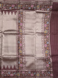 Banaras tissue pattu saree for women | Baby pink | zari border | Party wear