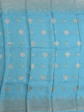 Pure kota fancy saree for women | Parrot green | zari border | party wear