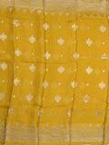 Pure kota fancy saree for women | Parrot green | zari border | party wear