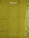 Pure kota fancy saree for women | Parrot green | zari border | party wear