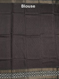 Maheshwari fancy saree pastel pink color allover prints & zari, printed border with contrast pallu and plain blouse