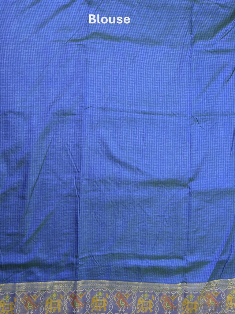 Ikkath fancy saree in green color allover design with zari border & ikkath pallu and plain blouse