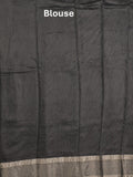 Maheshwari fancy saree pista green color allover prints & zari border with contrast pallu and plain blouse