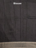 Maheshwari fancy saree purple color allover prints & zari border with contrast pallu and plain blouse