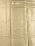 Banaras fancy saree pastel green color allover zari motifs & zari border with zari pallu and brocade blouse