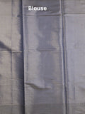 Banaras fancy saree royal blue color allover zari weaves & zari border with zari pallu and brocade blouse