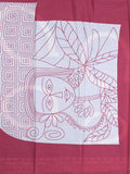 Maheshwari cotton sarees for women | royal blue | printed border