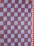 Maheshwari cotton sarees for women | royal blue | printed border