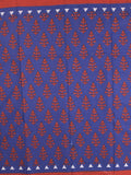 Maheshwari cotton sarees for women | royal blue | printed border