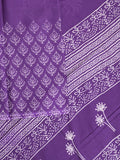 Maheshwari cotton sarees for women | royal blue | printed border