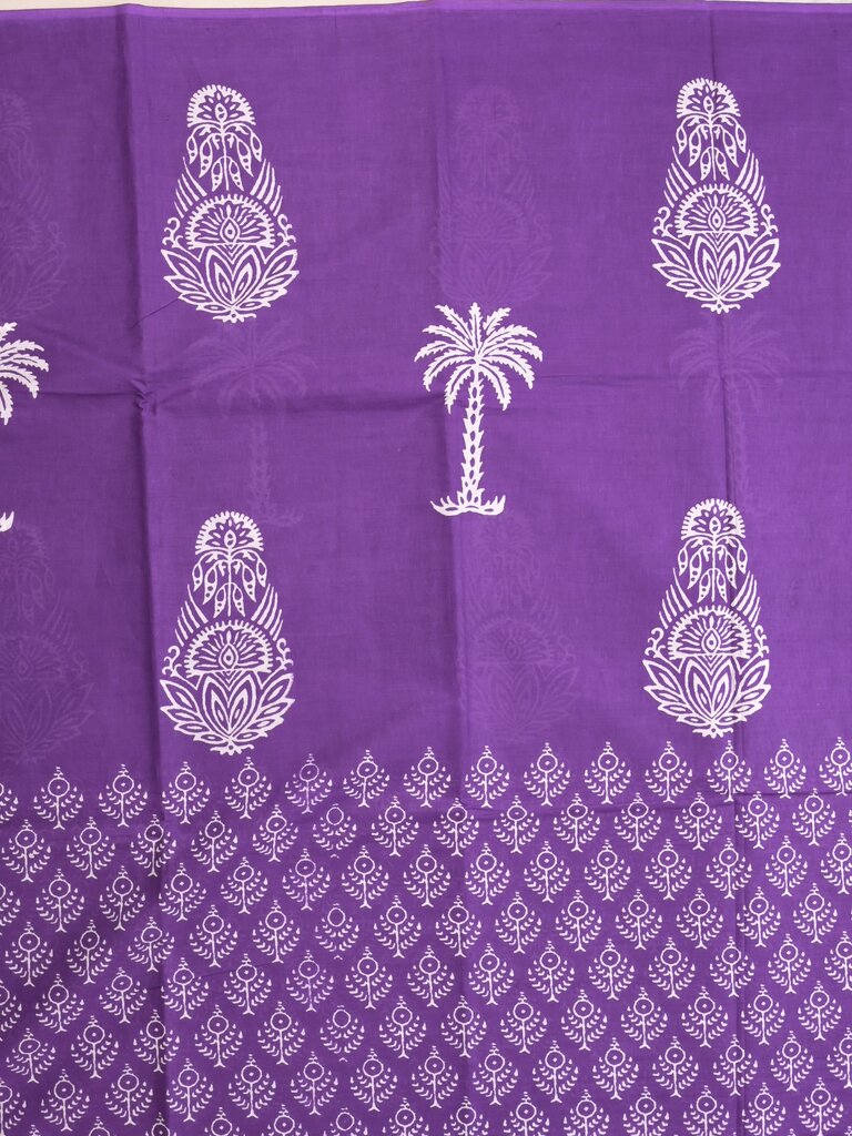 Maheshwari cotton sarees for women | royal blue | printed border