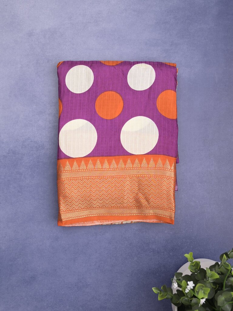 Dola silk fancy saree for women | cream | zari border | party wear