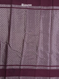 Banaras fancy saree in pink color allover zari motifs & zari border with brocade pallu and attached blouse