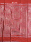 Banaras fancy saree in violet color allover zari motifs & zari border with brocade pallu and attached blouse
