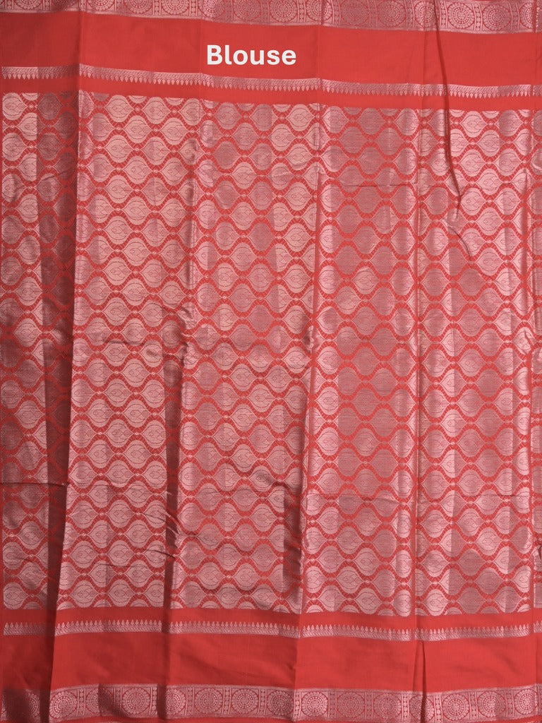 Banaras fancy saree in bottle green color allover zari motifs & zari border with brocade pallu and attached blouse