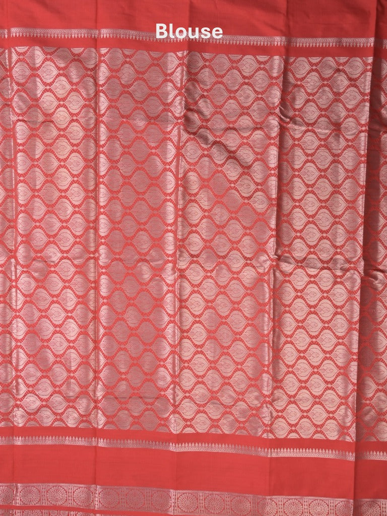 Banaras fancy saree in light pink color allover zari motifs & zari border with brocade pallu and attached blouse