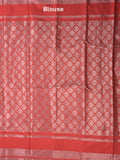 Banaras fancy saree in purple color allover zari motifs & zari border with brocade pallu and attached blouse