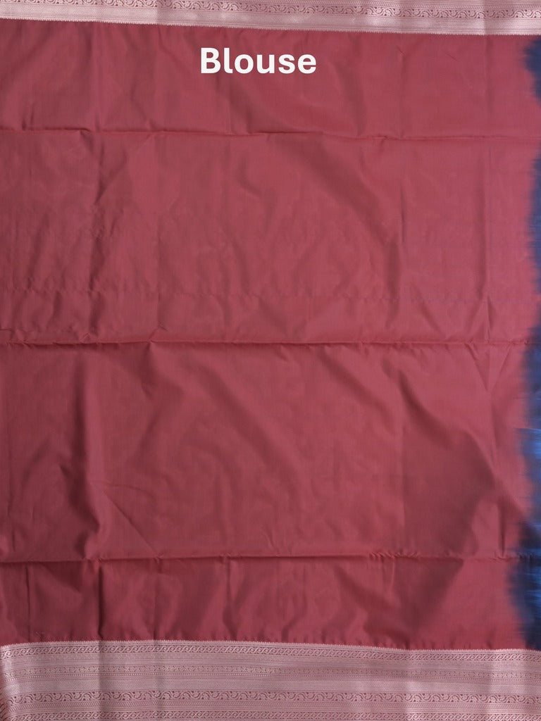 Kanchi pattu saree sky blue color allover zari weaves & zari border with rich pallu and plain blouse