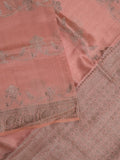 Jute matka fancy saree for women | peach | zari border | party wear