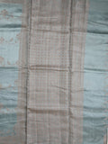Jute matka fancy saree for women | peach | zari border | party wear