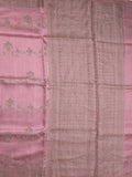 Jute matka fancy saree for women | peach | zari border | party wear