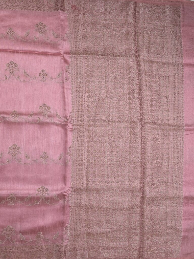 Jute matka fancy saree for women | peach | zari border | party wear