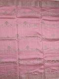 Jute matka fancy saree for women | peach | zari border | party wear