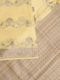 Jute matka fancy saree for women | peach | zari border | party wear