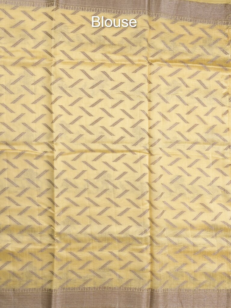 Jute matka fancy saree for women | peach | zari border | party wear