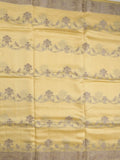 Jute matka fancy saree for women | peach | zari border | party wear