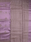 Jute matka fancy saree for women | peach | zari border | party wear