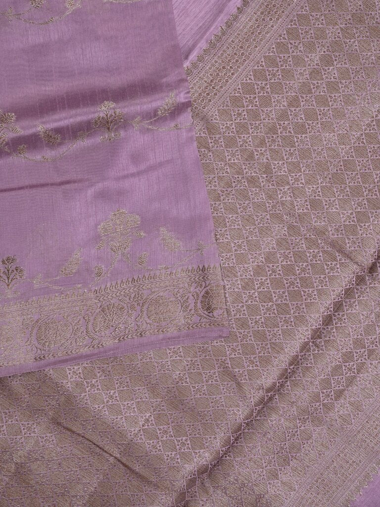 Jute matka fancy saree for women | peach | zari border | party wear