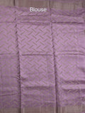 Jute matka fancy saree for women | peach | zari border | party wear