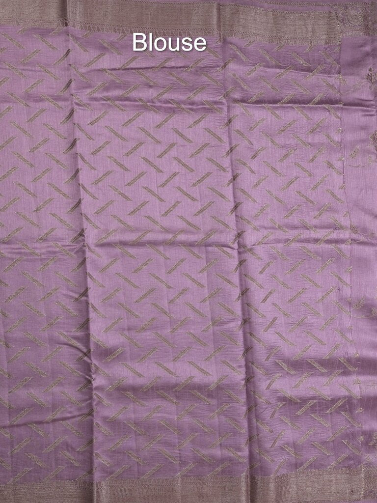 Jute matka fancy saree for women | peach | zari border | party wear