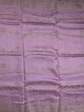 Jute matka fancy saree for women | peach | zari border | party wear