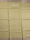Jute matka fancy saree for women | peach | zari border | party wear