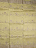 Jute matka fancy saree for women | peach | zari border | party wear