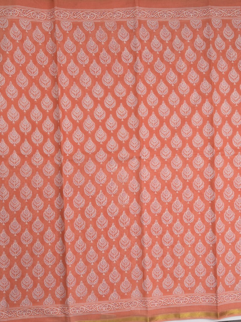 Saree orange color