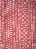 Saree white and maroon color