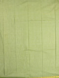 Saree white and green color