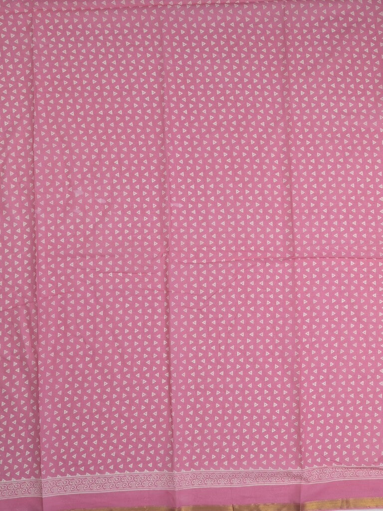 Saree pink color