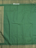 Gadwal pattu saree in violet color allover zari motifs & zari border with rich pallu and plain blouse