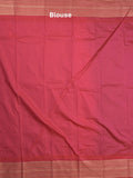 Gadwal pattu saree in black color allover zari motifs & zari border with rich pallu and plain blouse