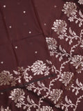 Maheshwari fancy saree for women | black | zari border | party wear saree