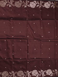 Maheshwari fancy saree for women | black | zari border | party wear saree