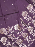 Maheshwari fancy saree for women | black | zari border | party wear saree