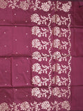 Maheshwari fancy saree for women | black | zari border | party wear saree