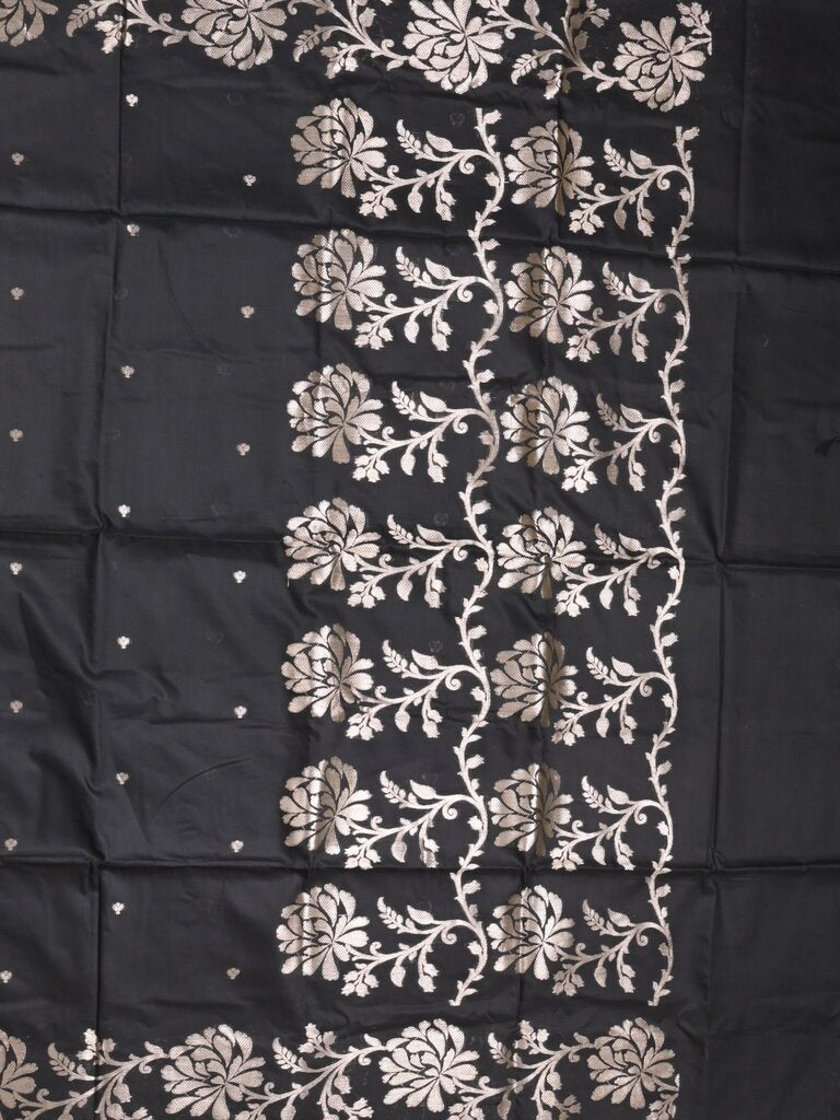 Maheshwari fancy saree for women | black | zari border | party wear saree